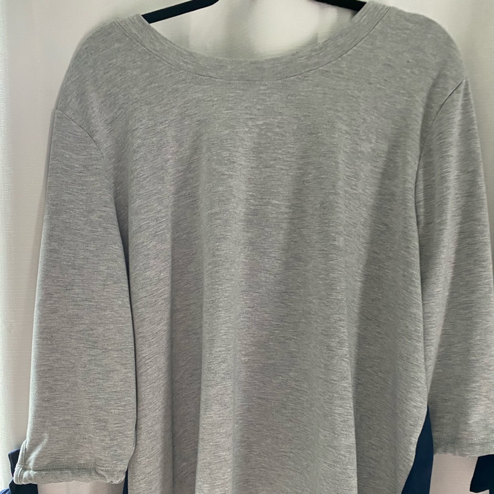 Lane Bryant sheer back blouse